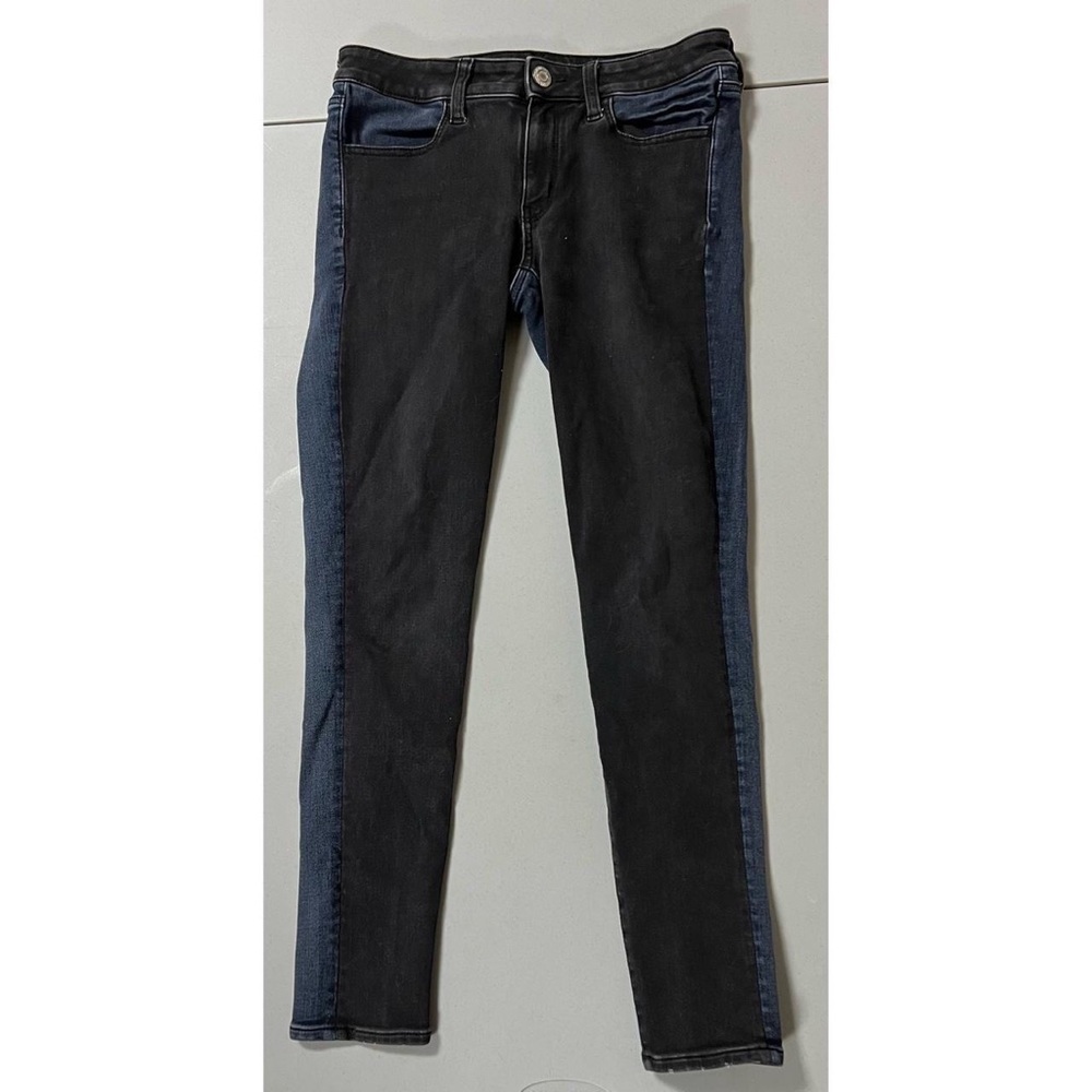 ‘The Bouncing Souls Sex Pistols’ Punk Patches Studded Stretch Denim Jeans Pants